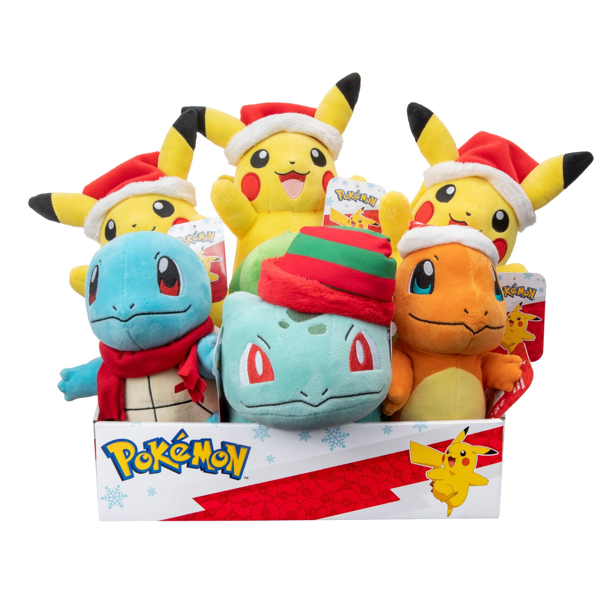 8-Inch Seasonal Holiday Pokémon Plush - Charmander in Santa Hat