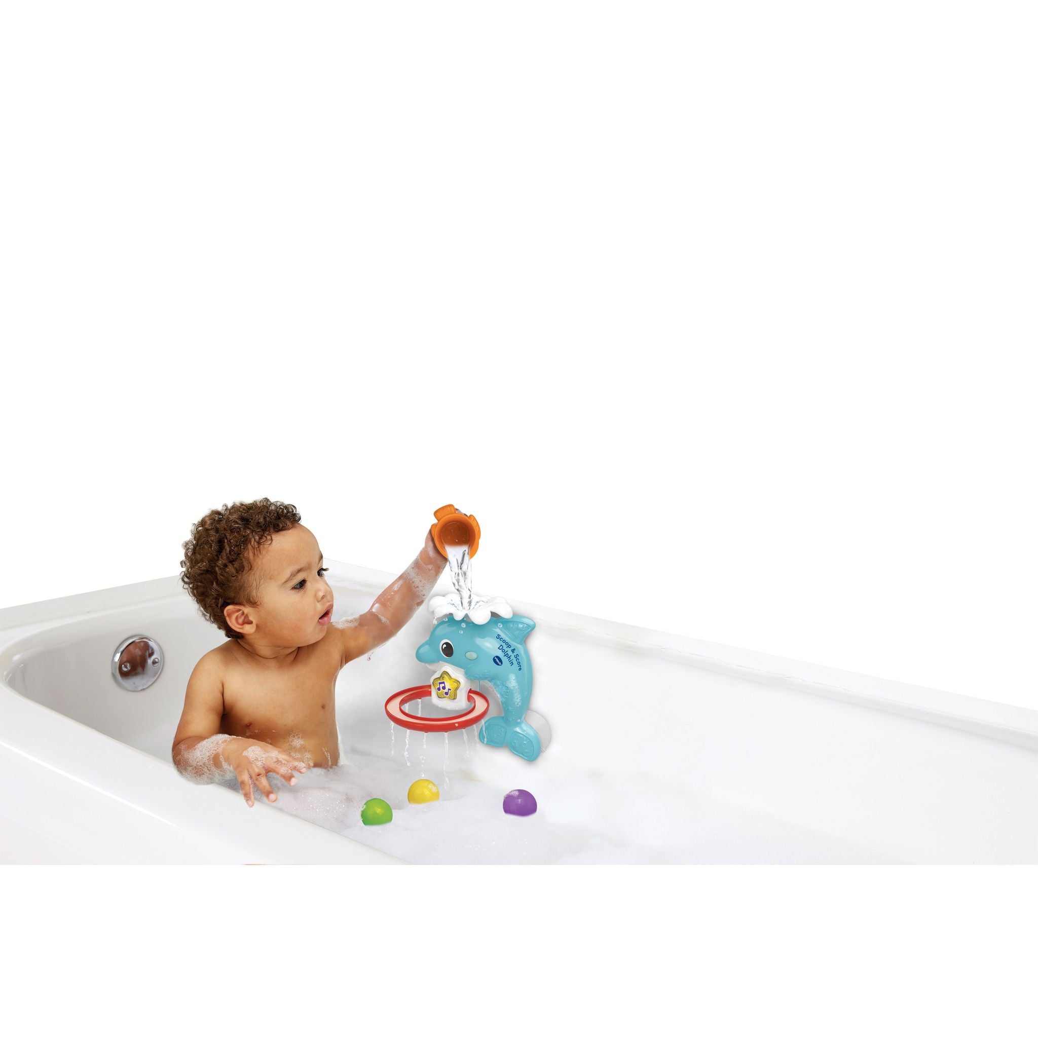 Hot! VTech Scoop & Score Dolphin Bath Toy