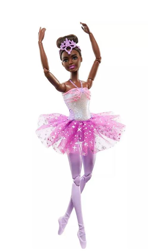Hot Sale! Barbie Dreamtopia Light-up Brown Hair Ballerina Doll for Fairytale Lovers