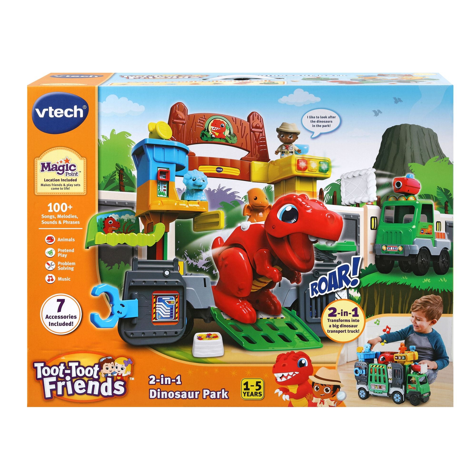 VTech Toot-Toot Friends: 2-in-1 Dino Park Set - Great Deal!
