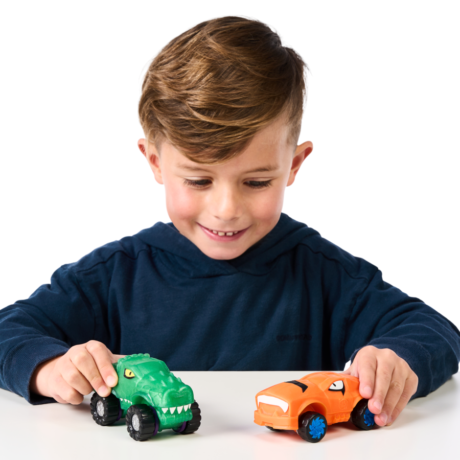 Hot Deal! Heroes Of Goo Jit Zu Goo Mobiles Smash Pack - Turbo Tyger vs Rumble Rock Jaw Toy Cars