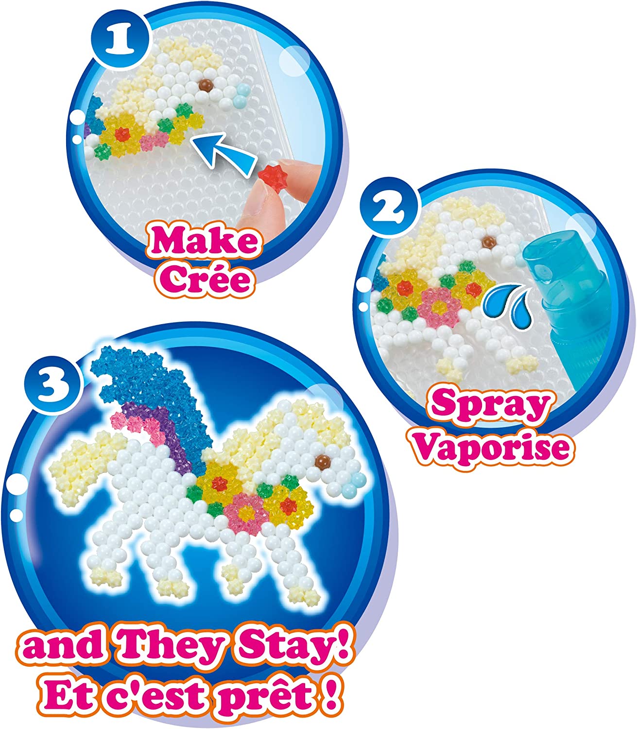 Aquabeads Enchanted World Arts and Crafts Set - Over 1800 Beads in 26 Colors, Great for Kids