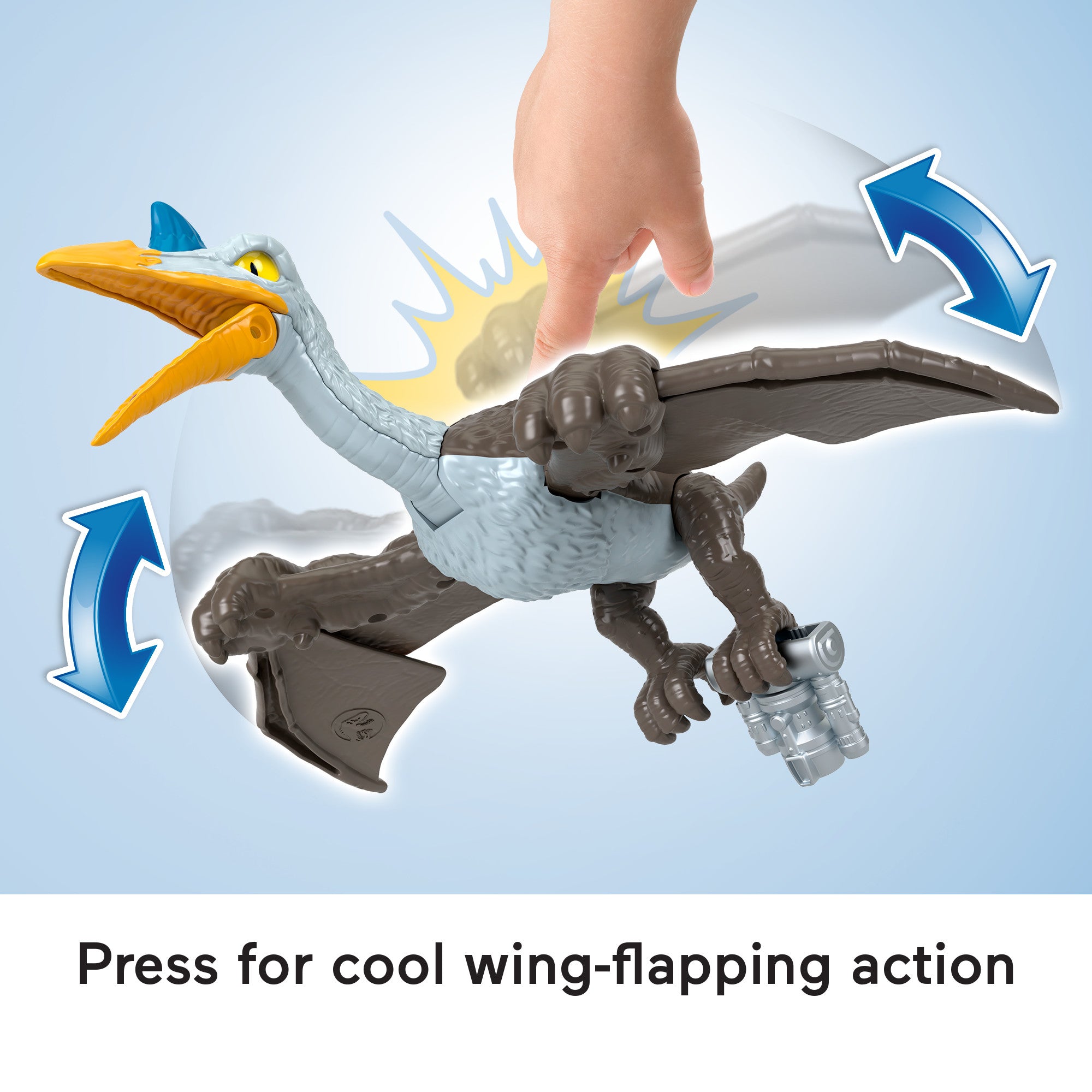 Hot Deal! Fisher-Price Imaginext Jurassic World Soaring Quetzal Dinosaur Toy for Preschoolers