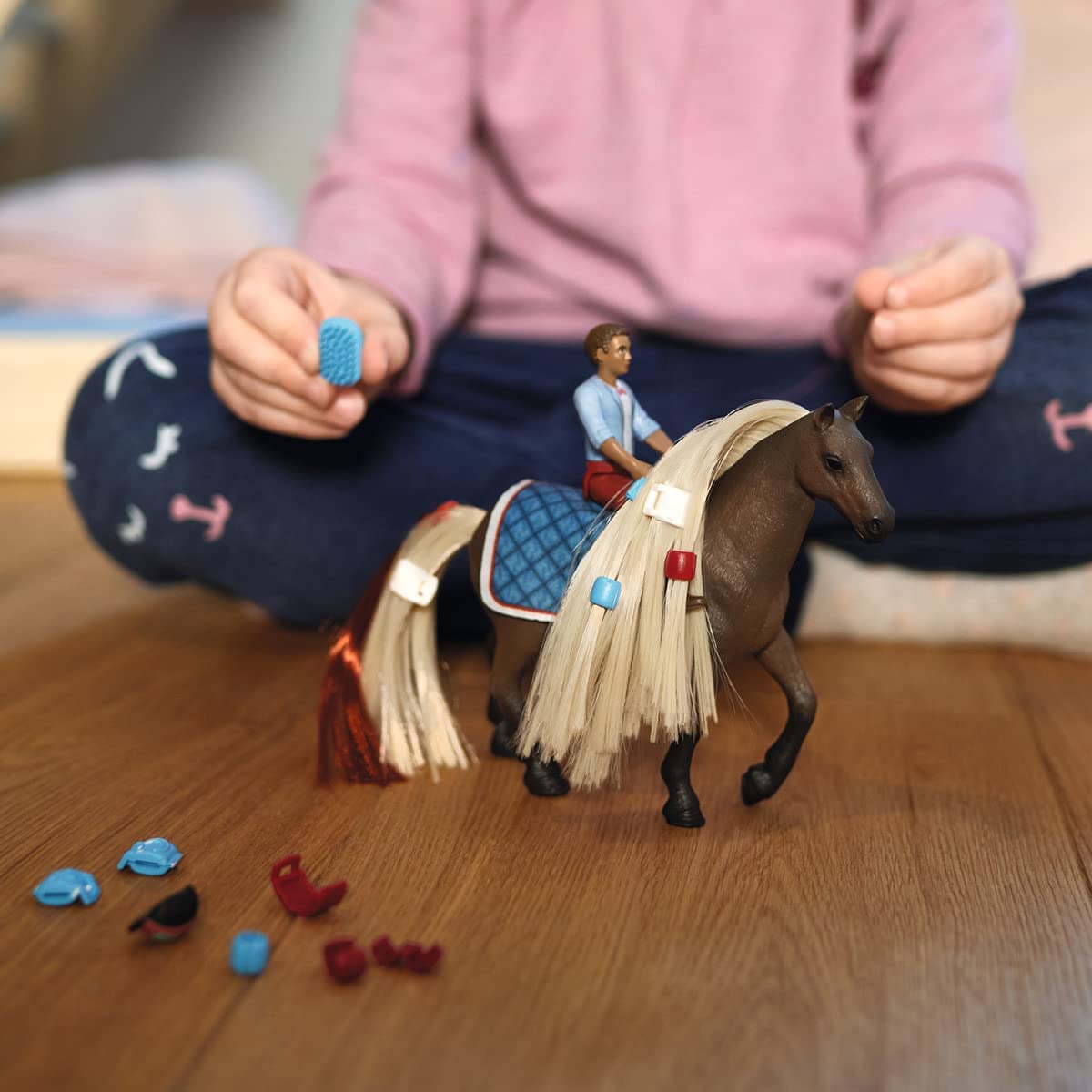 Schleich Leo & Rocky Starter Set - Fashionable Equestrian Fun