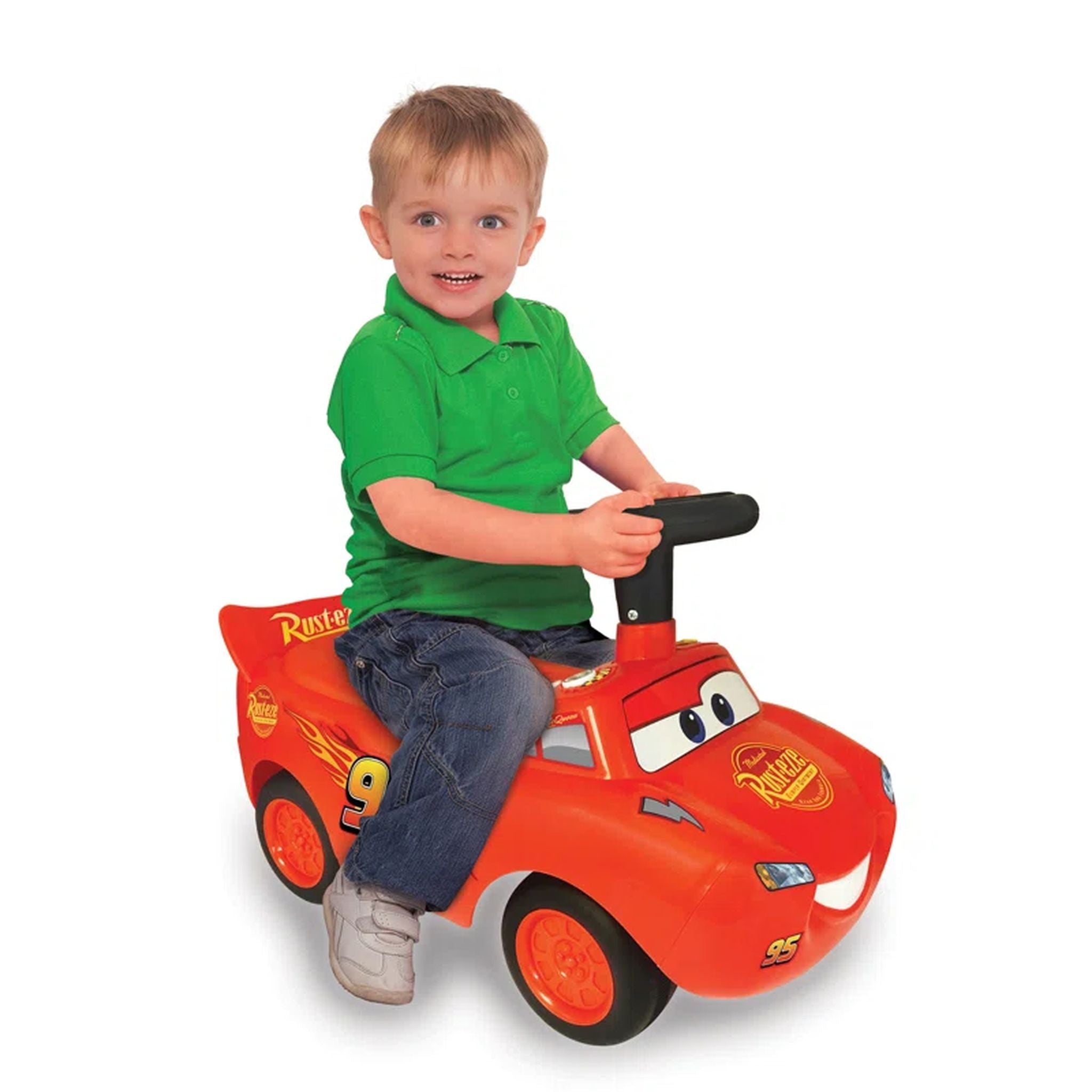 Disney Cars Inspired Lightning McQueen Durable Activity Racer for Kids
