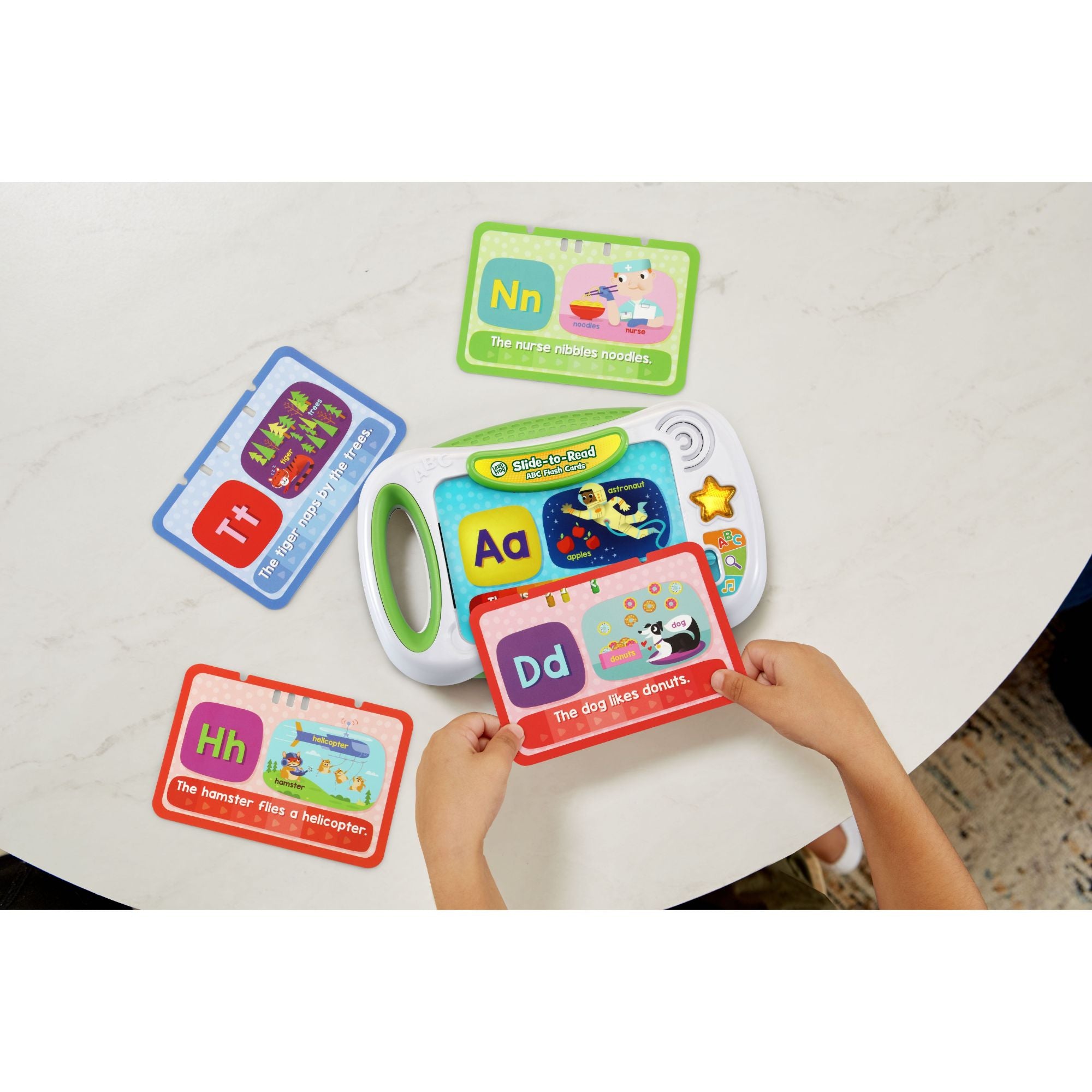 LeapFrog Educational Slide-to-Read ABC Flash Cards for Preschoolers - Ideal Learning Tool