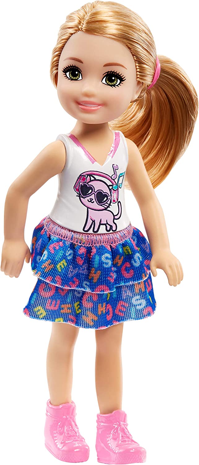 Hot Barbie Club Chelsea Doll with Cat Top