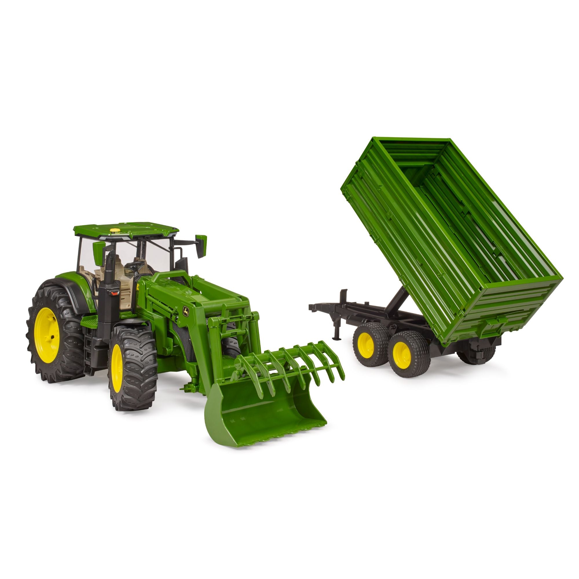 Hot Sale! John Deere 7R 350 Tractor Set with Front Loader and Tipping Trailer