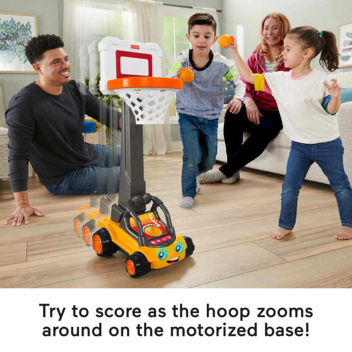 Fisher-Price Electronic B.B. Hoopster Basketball Toy - Perfect for Preschool Athletes
