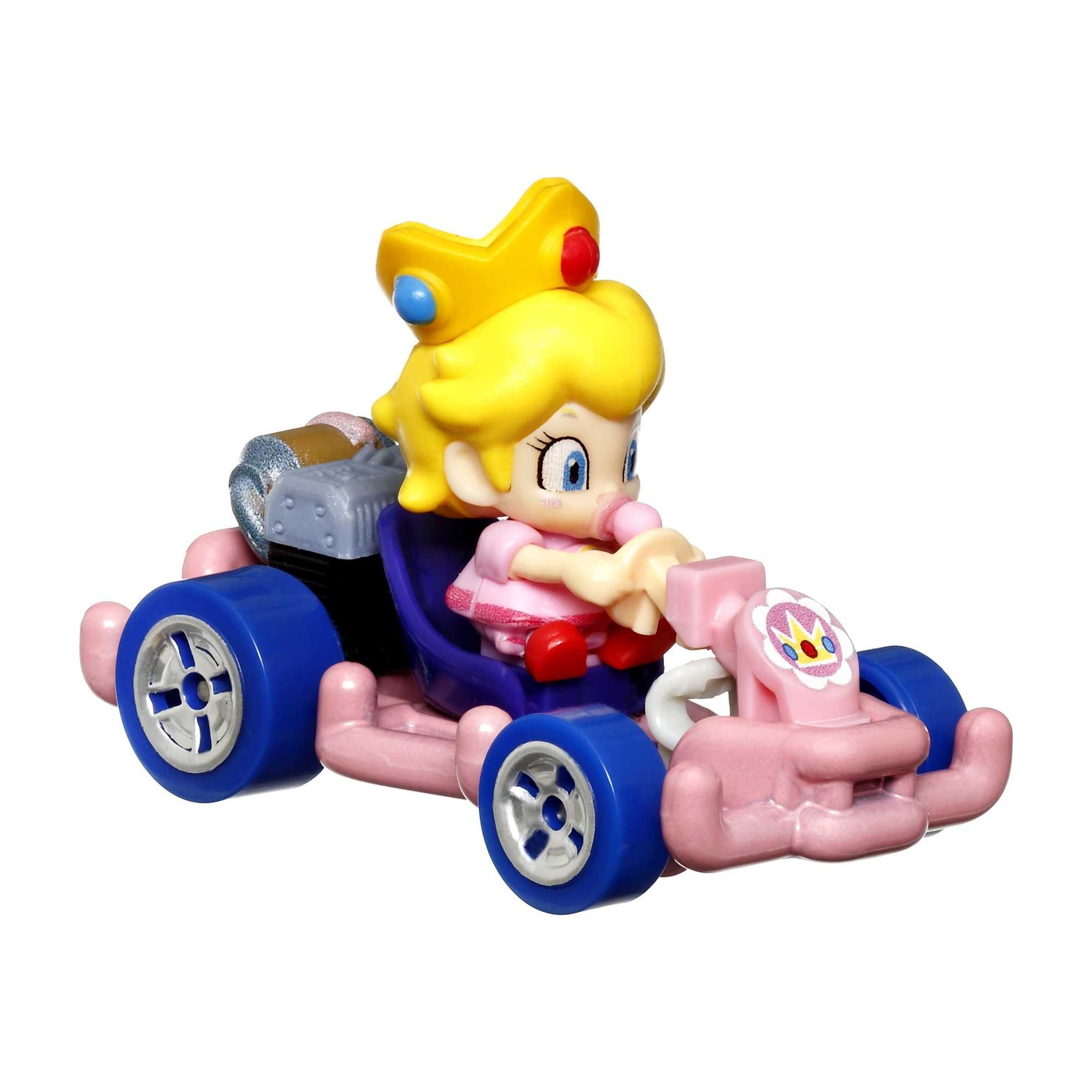 Hot Wheels Mario Kart Baby Peach Pipe Frame - Awesome Die - Cast Assortment