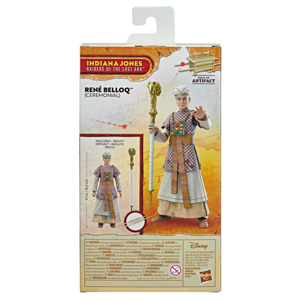Hot! Indiana Jones Adventure Series 6 - inch Collectible Figure: Rene Belloq (Ceremonial)