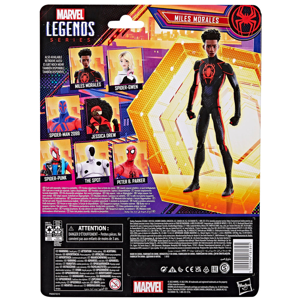 Hot Sale! Marvel Legends Series Miles Morales Figure from Spider-Man Across The Spider-Verse
