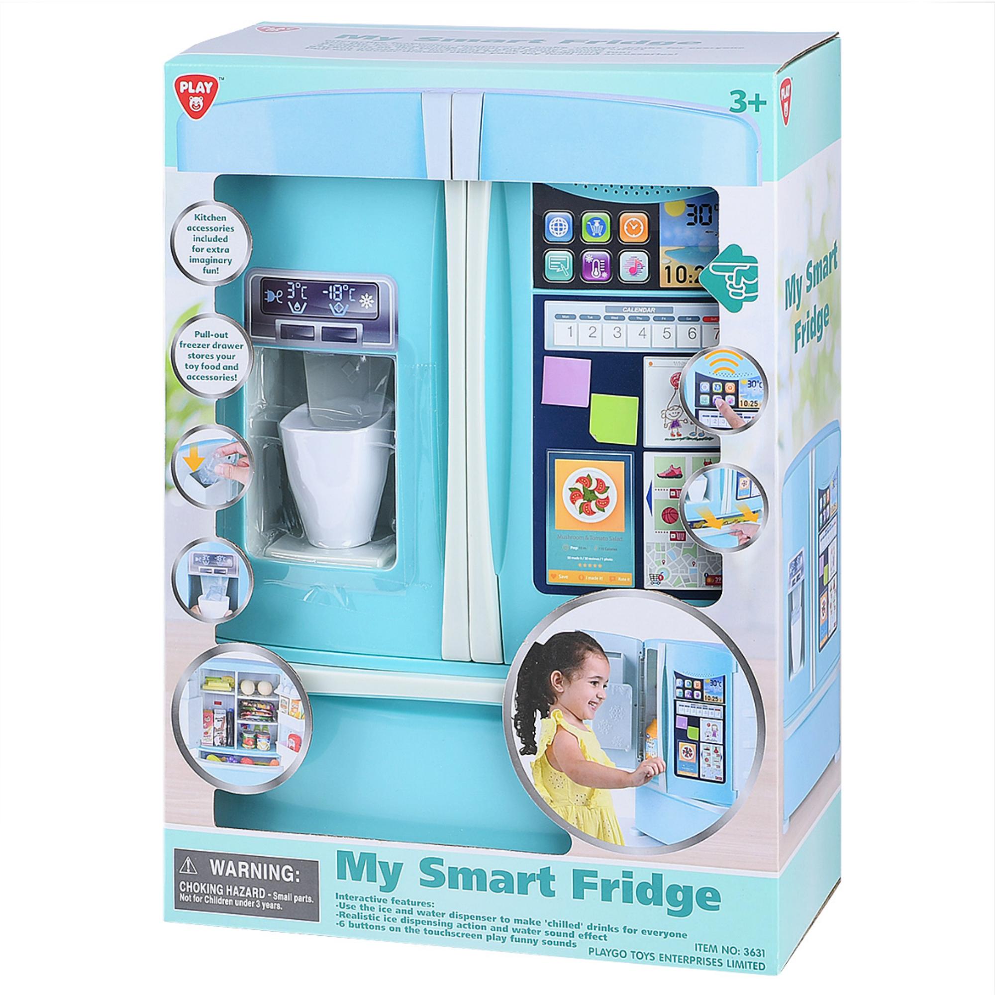 Playgo Toys Electronic Smart Refrigerator with Interactive Features