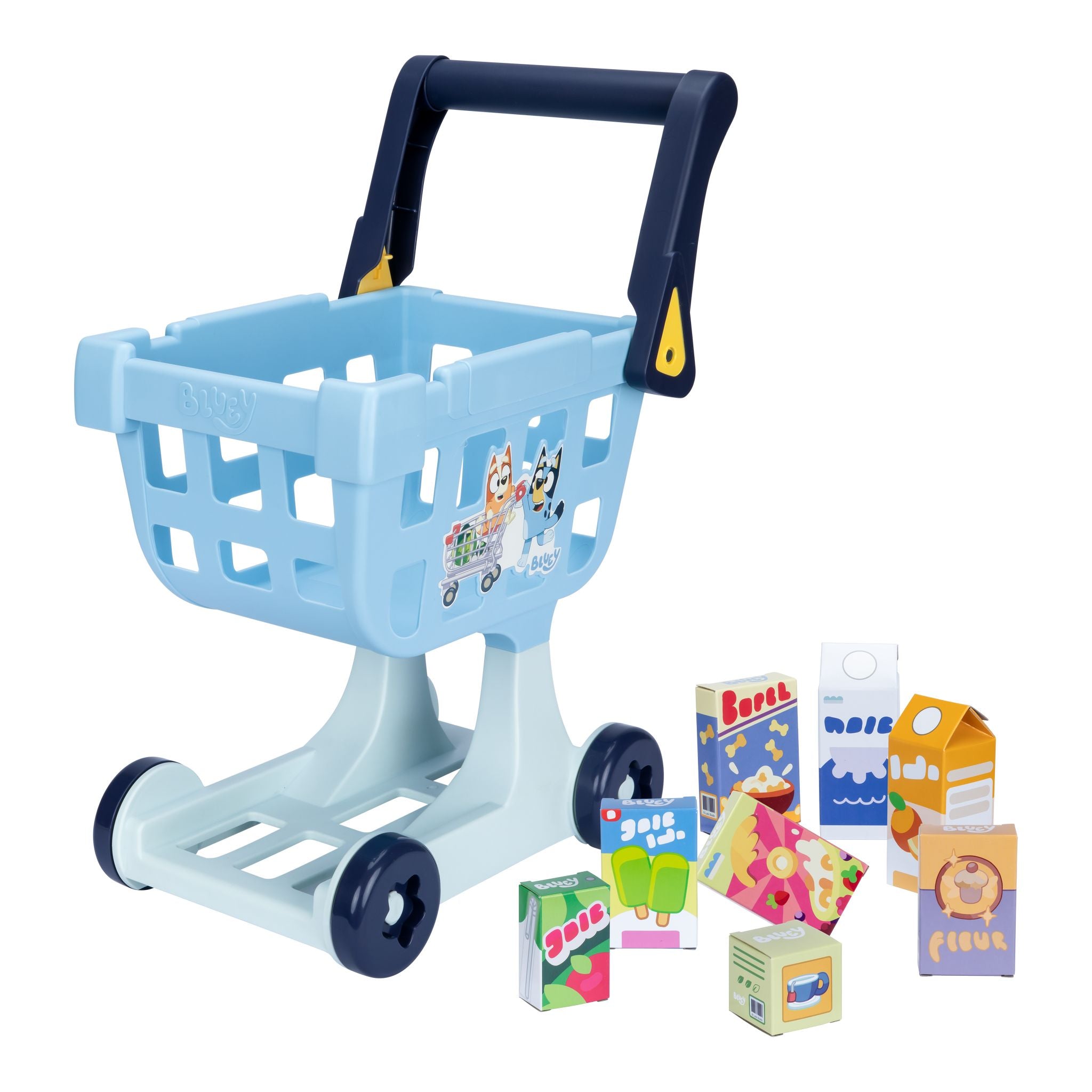 Hot! Bluey Series Role - Play Shopping Trolley
