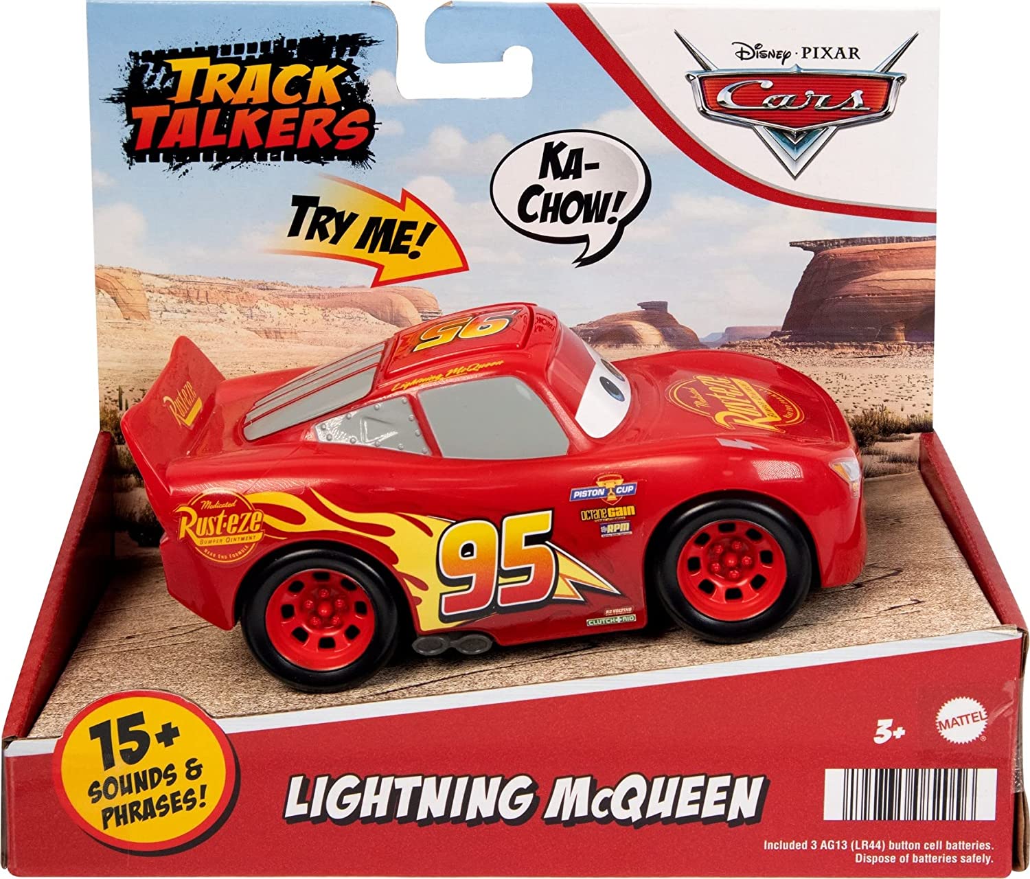 Disney and Pixar Cars Track Talkers - 5-Inch Lightning McQueen Toy Car
