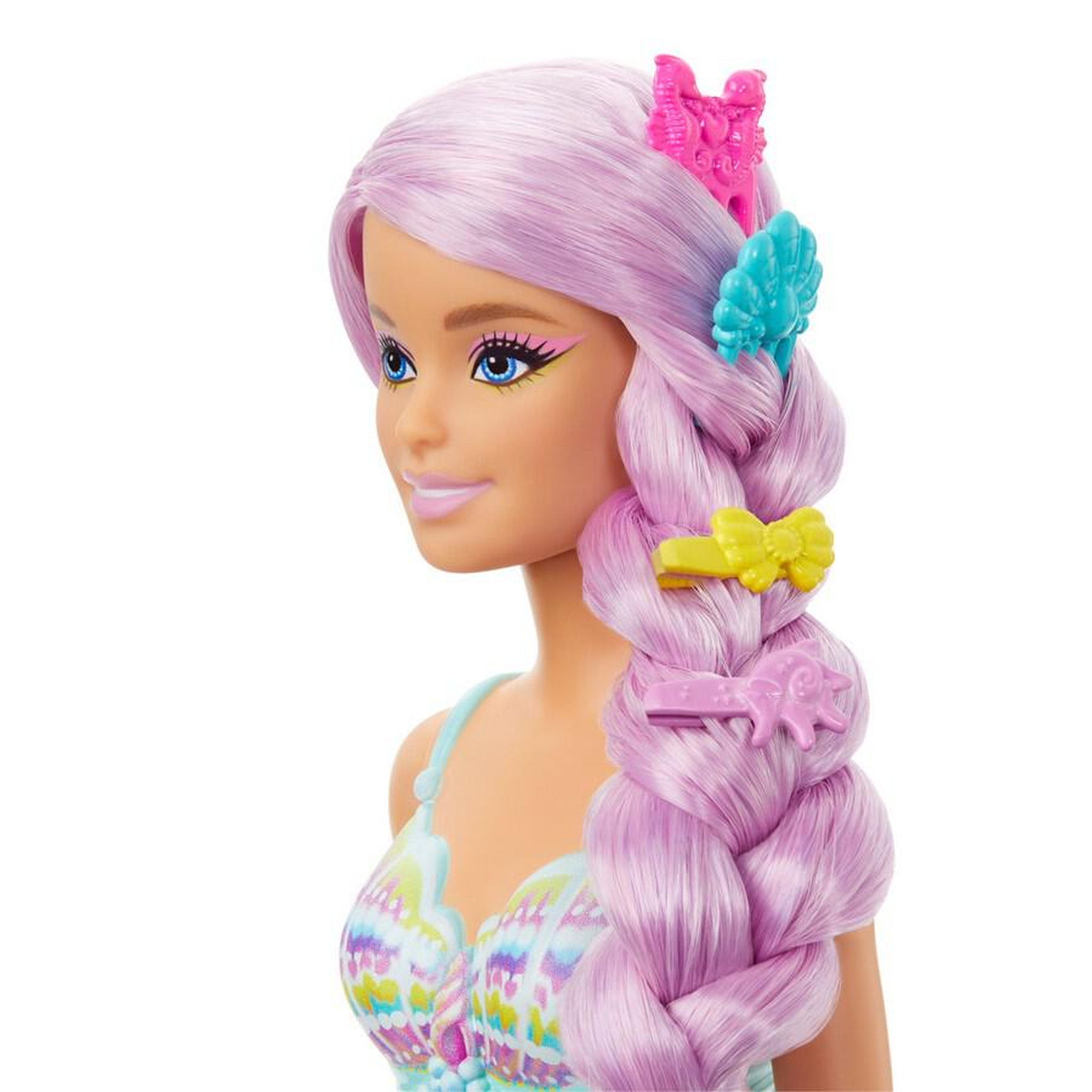 Barbie Mermaid Doll with Extra-Long, Colorful Pink Fantasy Hair