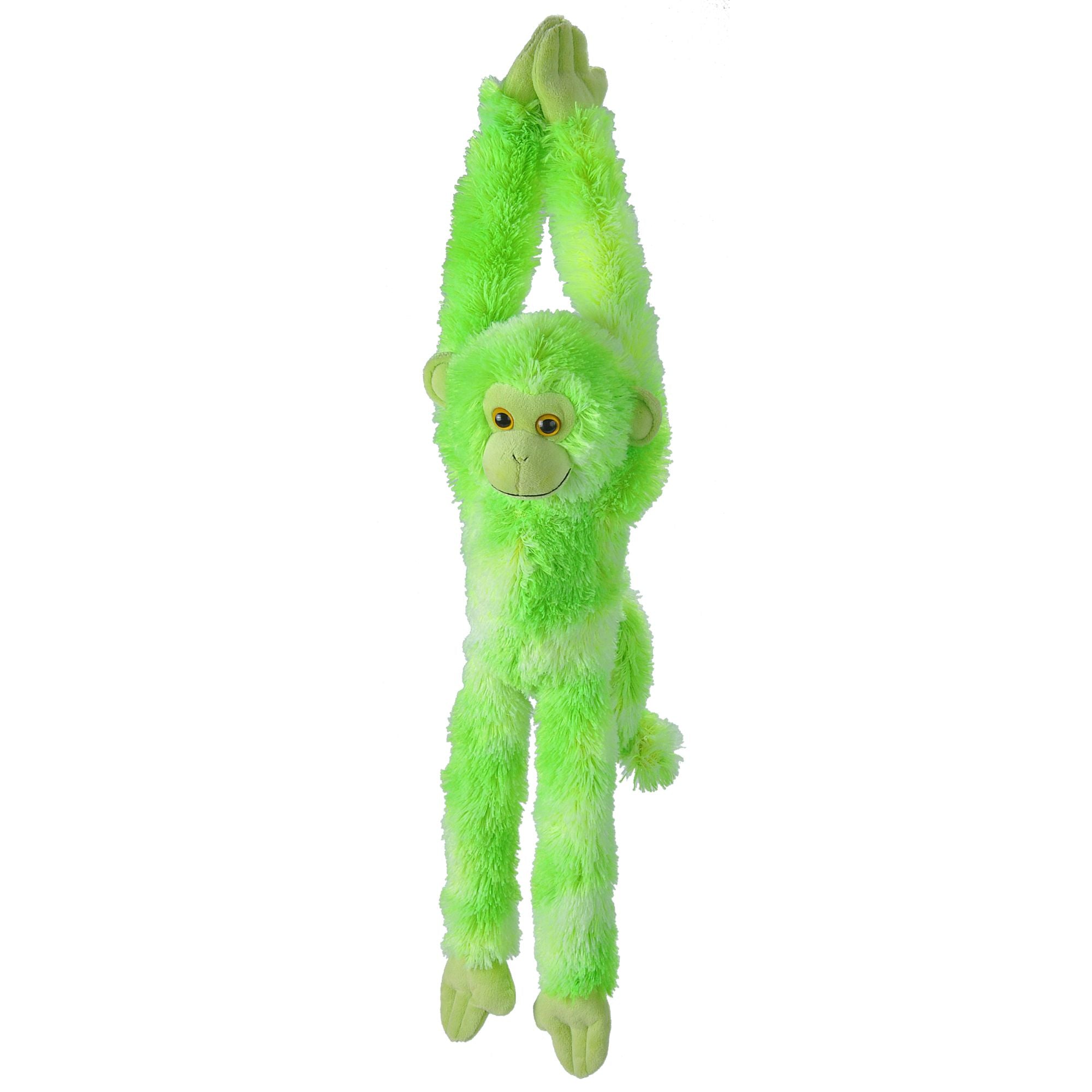 Get This 20-Inch Green Multi-Vibe Hanging Monkey Plush Toy from Wild Republic