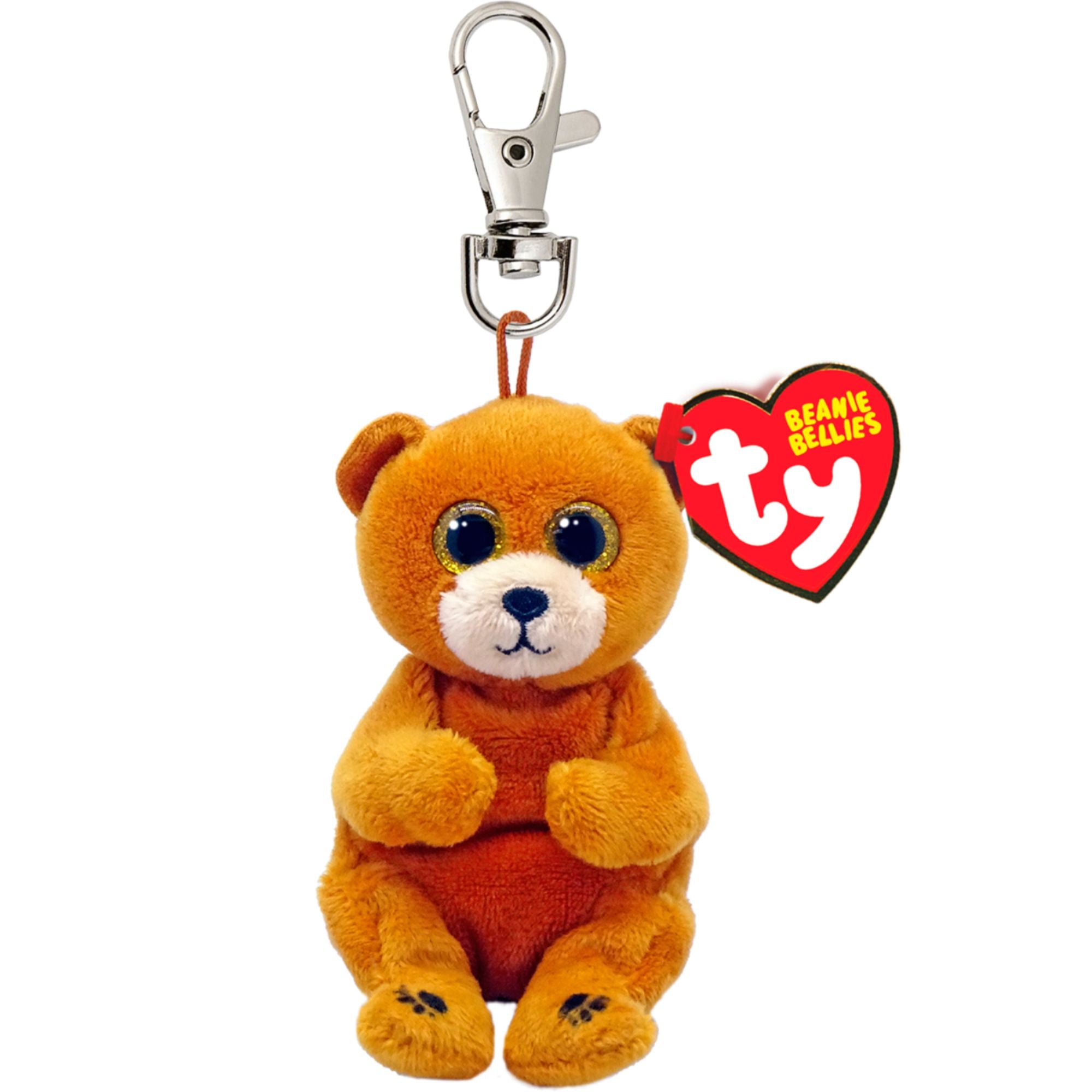 Hot Sale! Ty Beanie Bellies Clip - Adorable Duncan Brown Bear Collectible