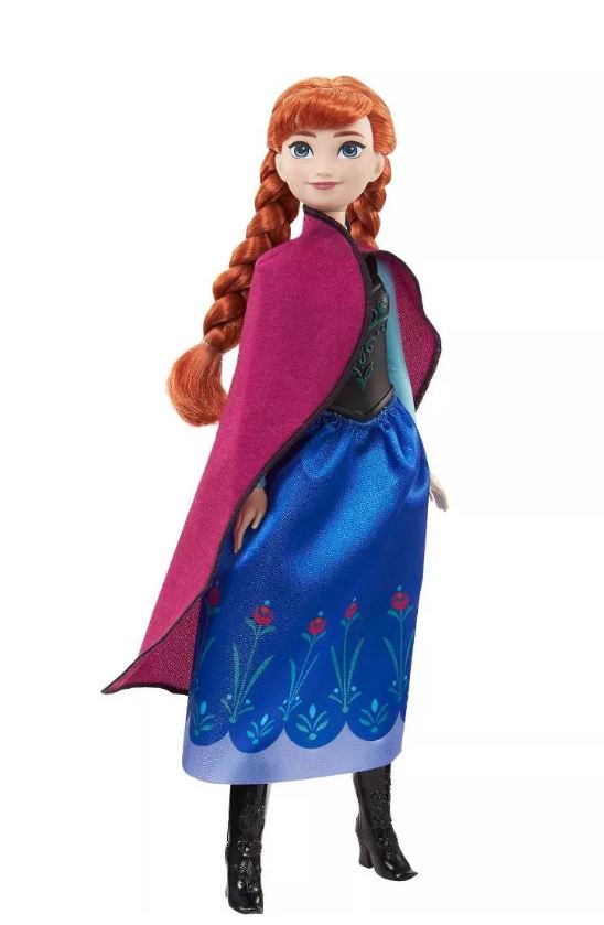 Hot! Disney Frozen Fashion Doll - Anna in Signature Blue Travel Dress
