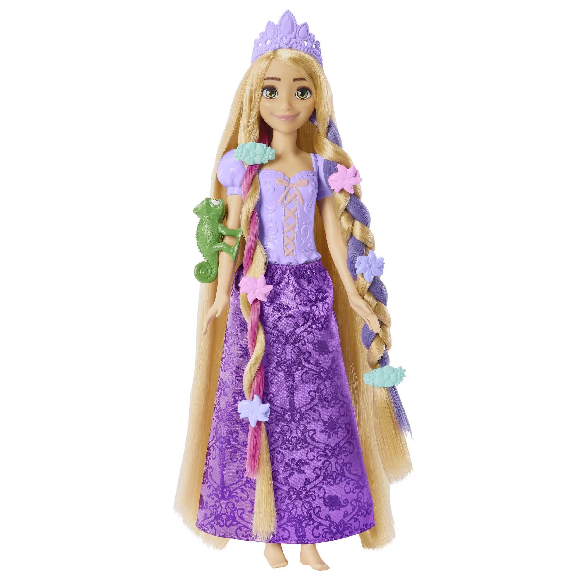Hot Deal! Disney Princess Rapunzel Feature Doll with Long Stylable Hair and Accessories