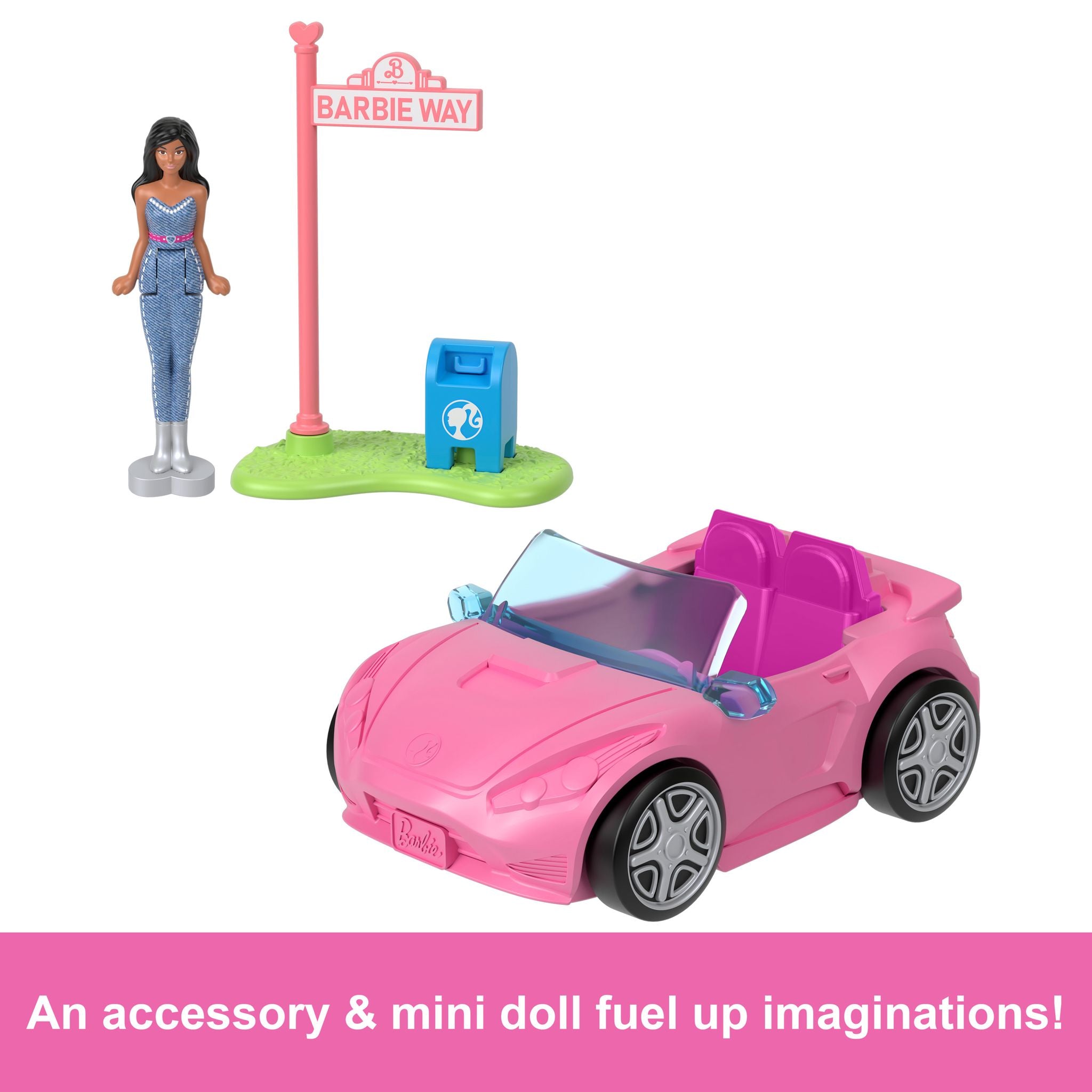 Hot Sale! Mini Barbieland Color - Changing Convertible for Barbie Doll Fans