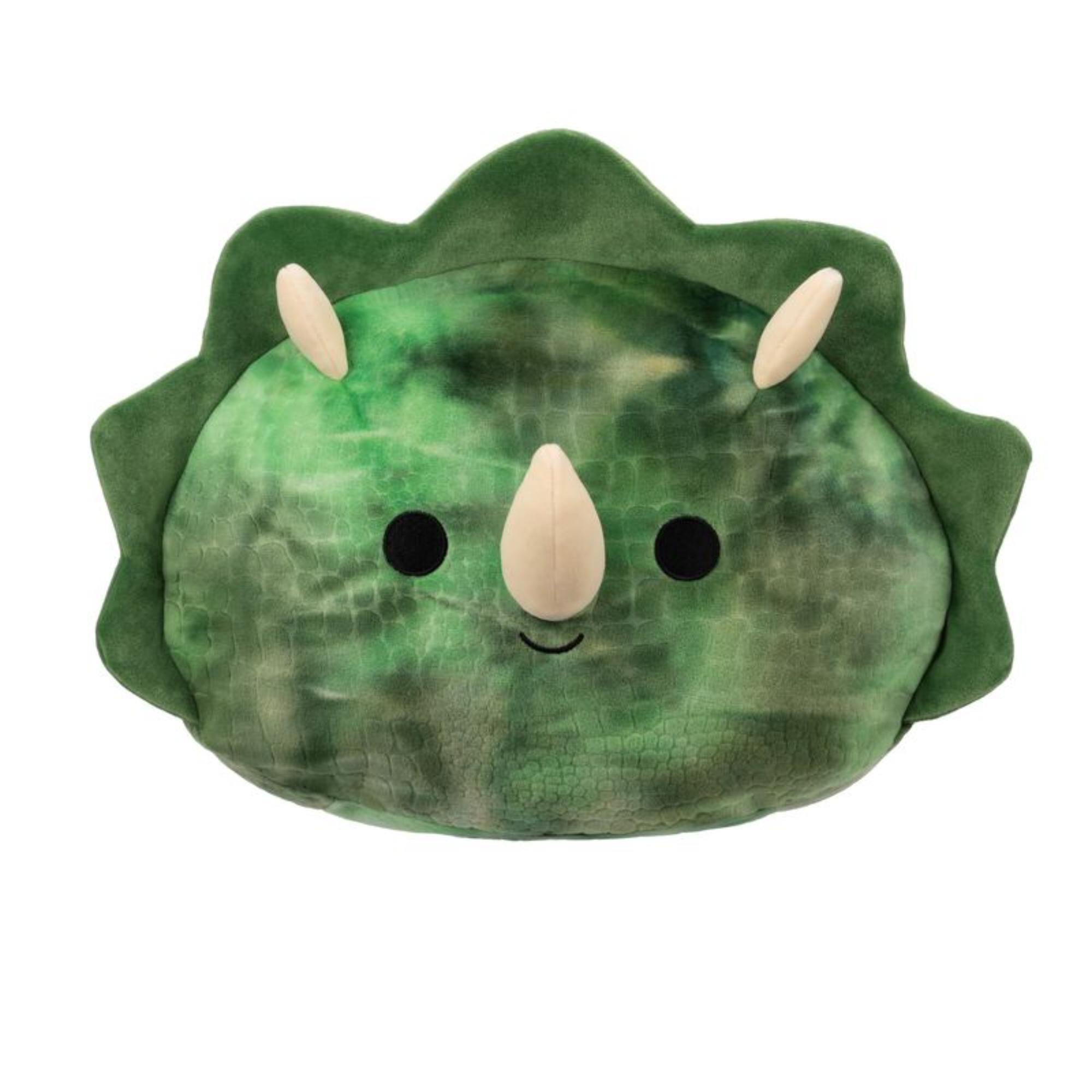 Hot Deal! 12-Inch Squishmallows Stackables Plush - S17 Trey The Green Triceratops