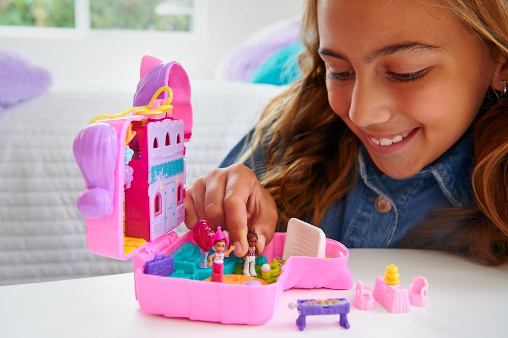 Hot Sale! Polly Pocket Pinata Party Compact - Miniature Adventure World