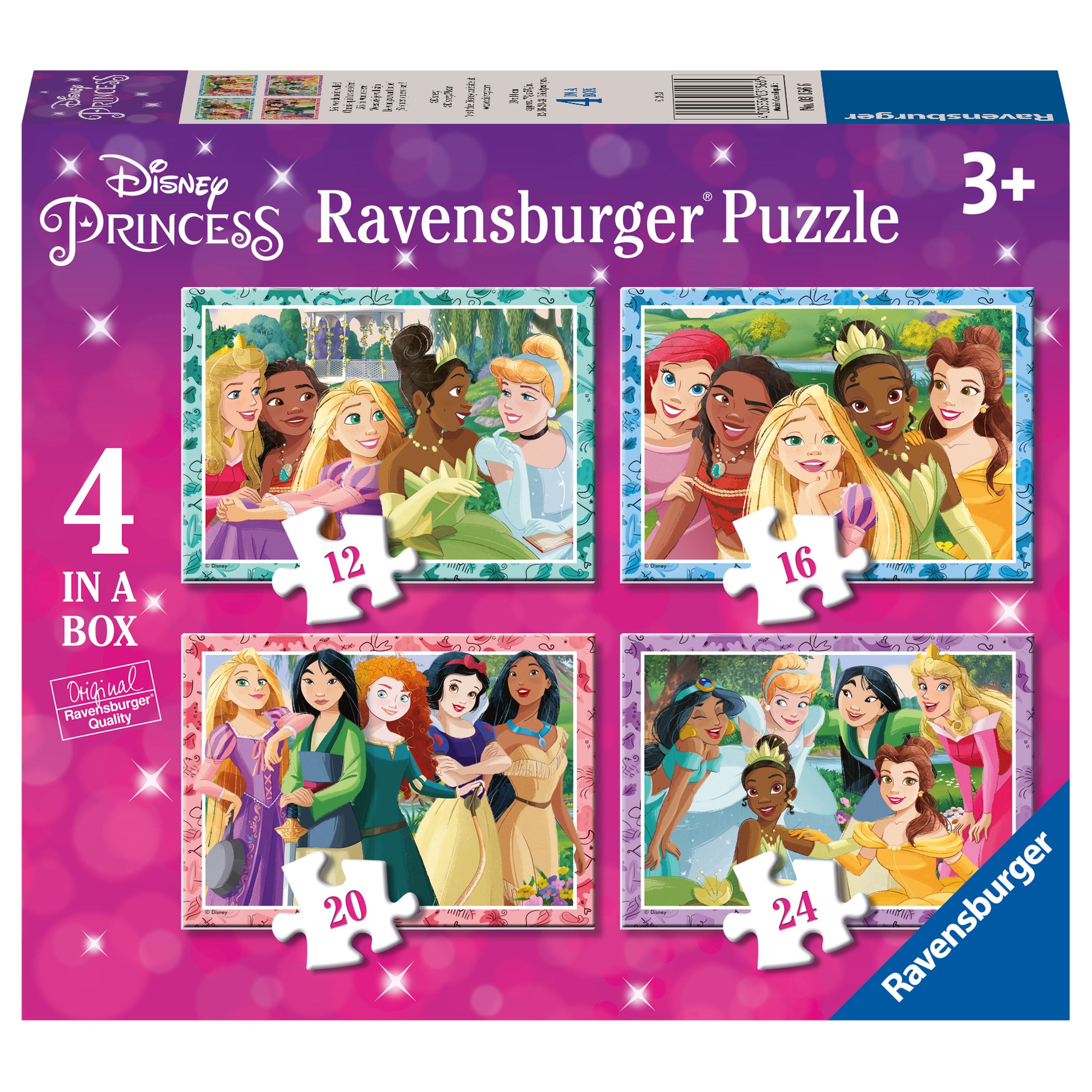 Ravensburger Disney Puzzle Set: 12/16/20/24 Pieces for Young Dreamers