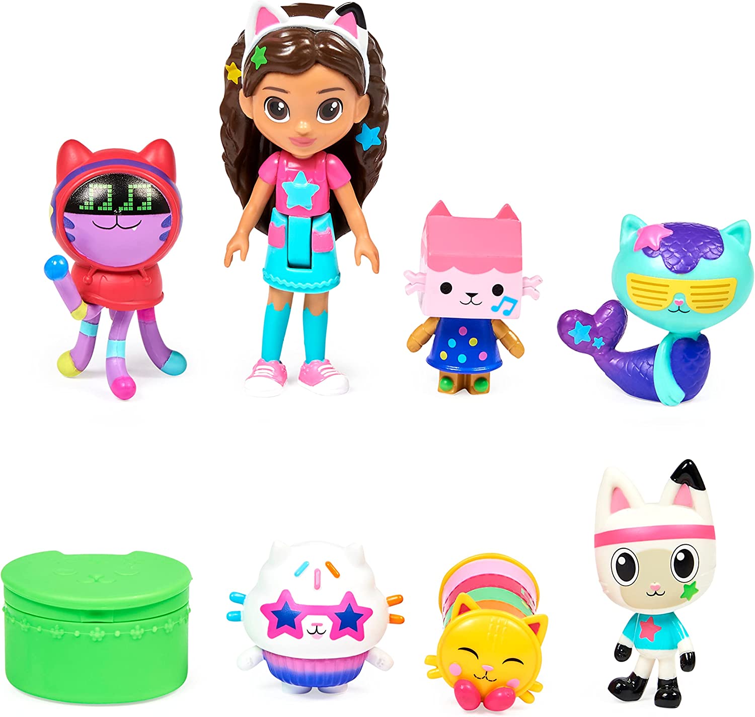 Exclusive Gabby's Dollhouse Deluxe Dance Party Collectible Figure Set - A Must - Have Gift