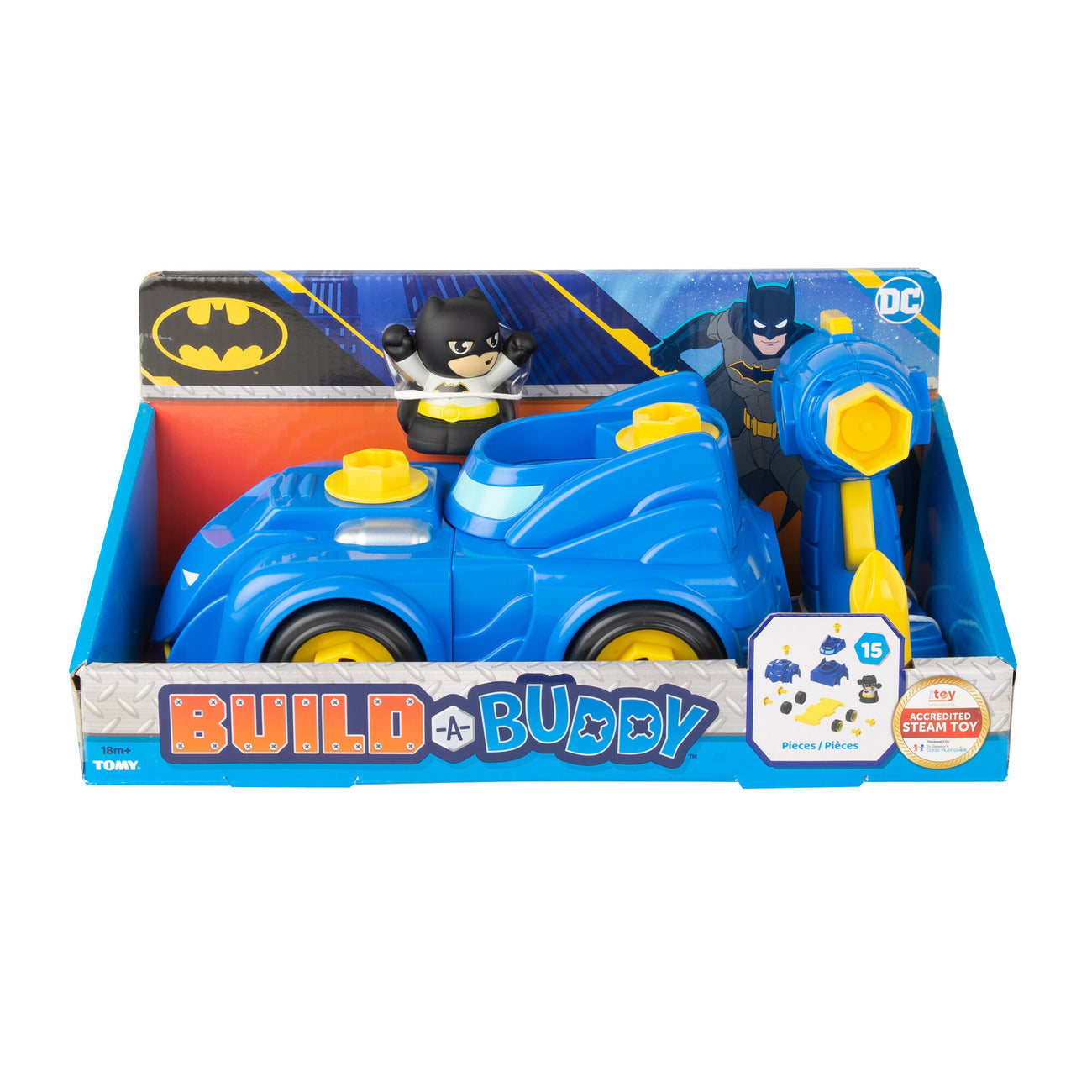 Awesome Build-A-Buddy DC Batmobile Toy