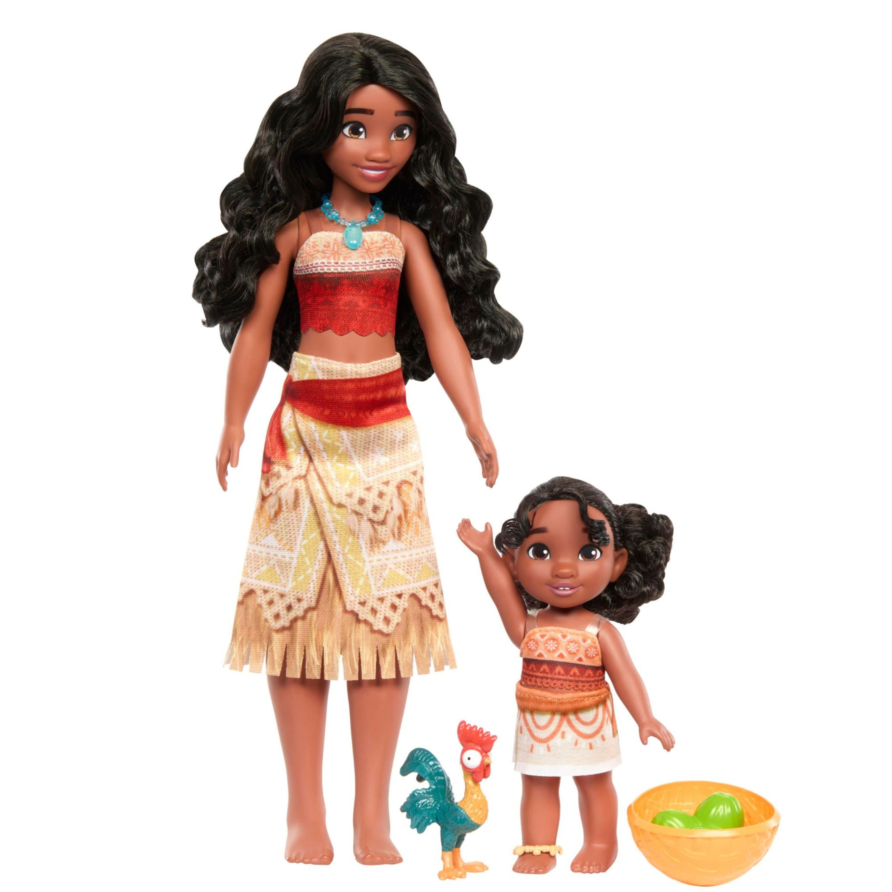 Hot! Disney Moana 2 Moana and Simea Fashion Doll Set with Accessories