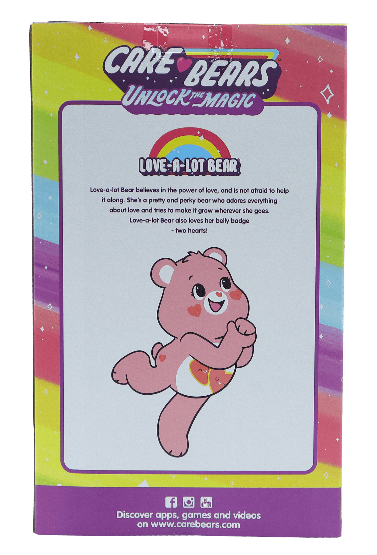 Hot Deal! Care Bears Medium Plush - Lovealot Bear Unlocks Magic