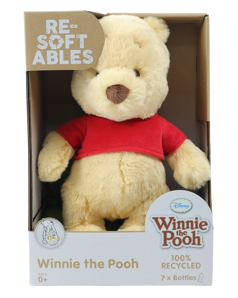 Hot! Re-Softables Medium Plush - Winnie The Pooh