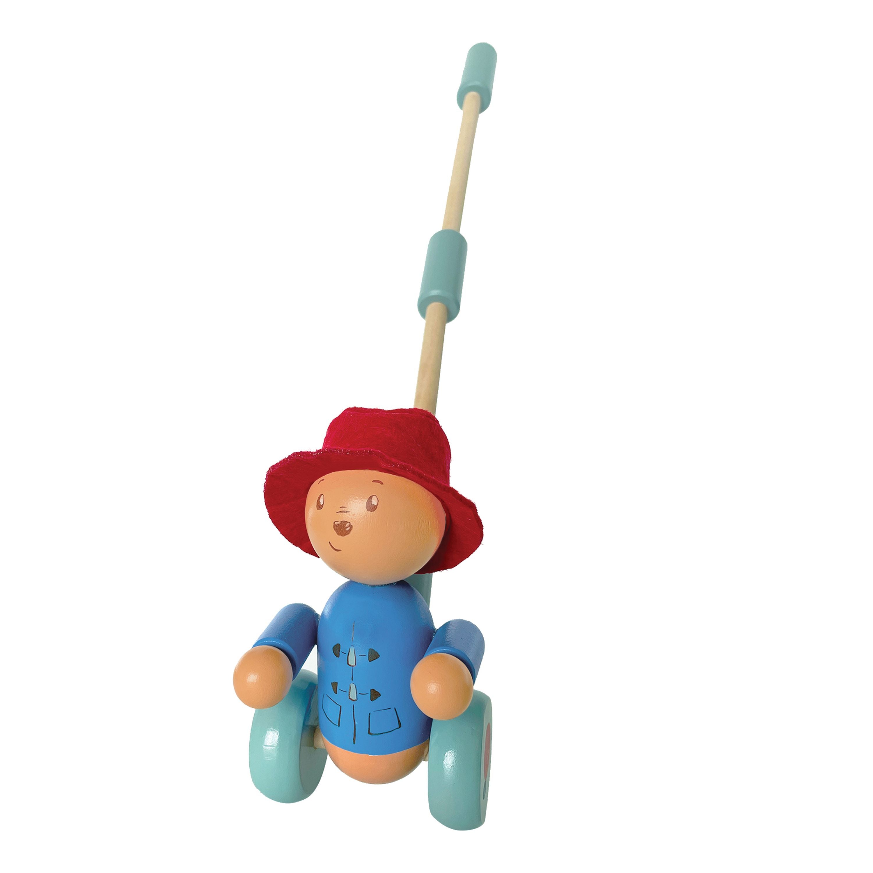 Amazing FSC - Certified Wooden Push Along Toy for Paddington Adventures, Ideal for 1 - Year - Olds and Up