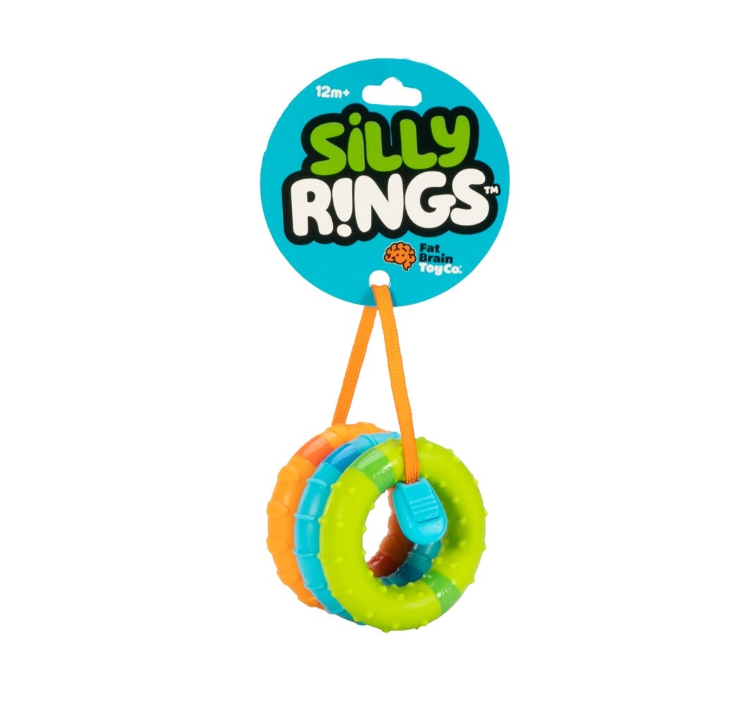 Hot Sale! Fat Brain Toys Magnetic Silly Rings Set for Sensory Play