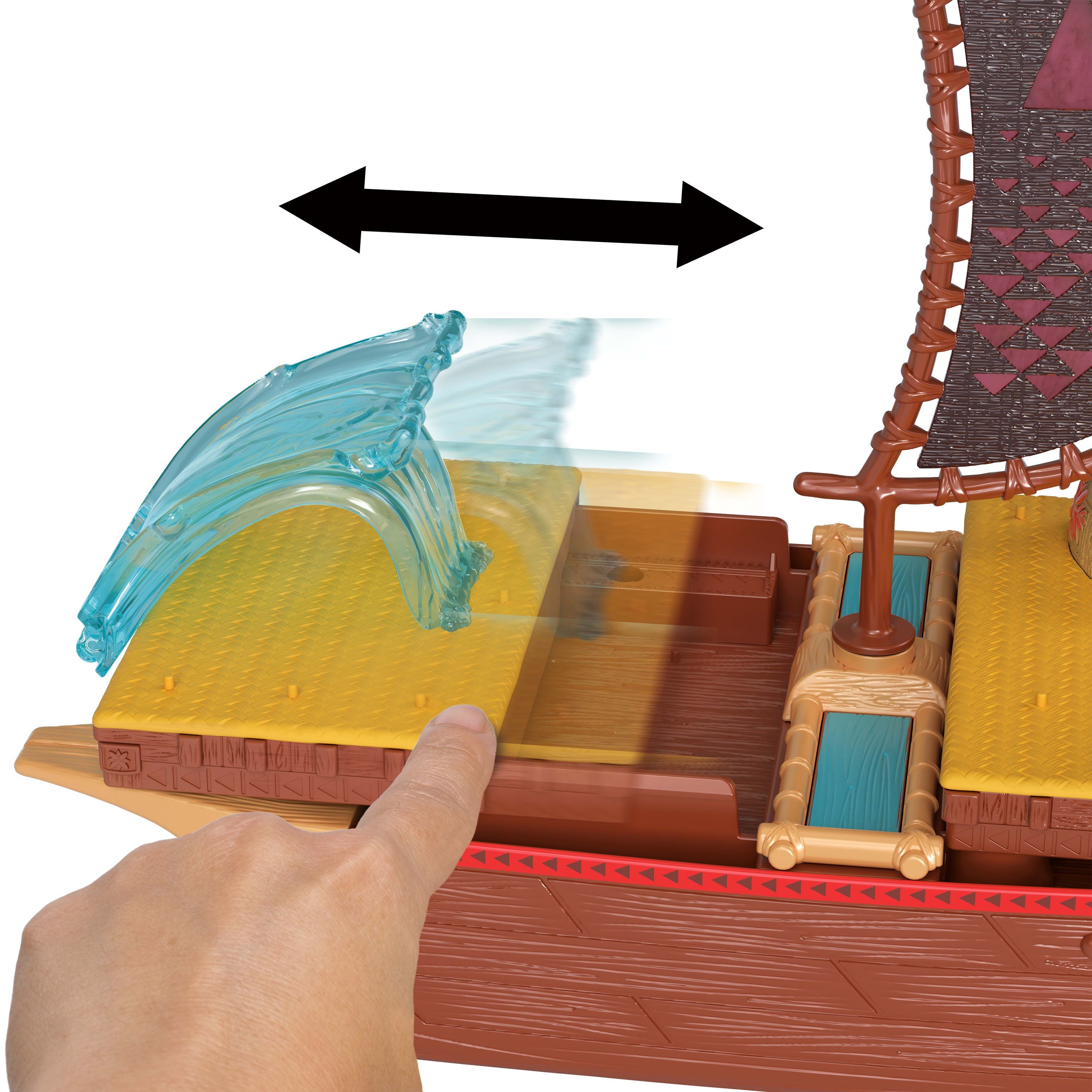 Hot! Disney Moana 2 Adventure Canoe Playset