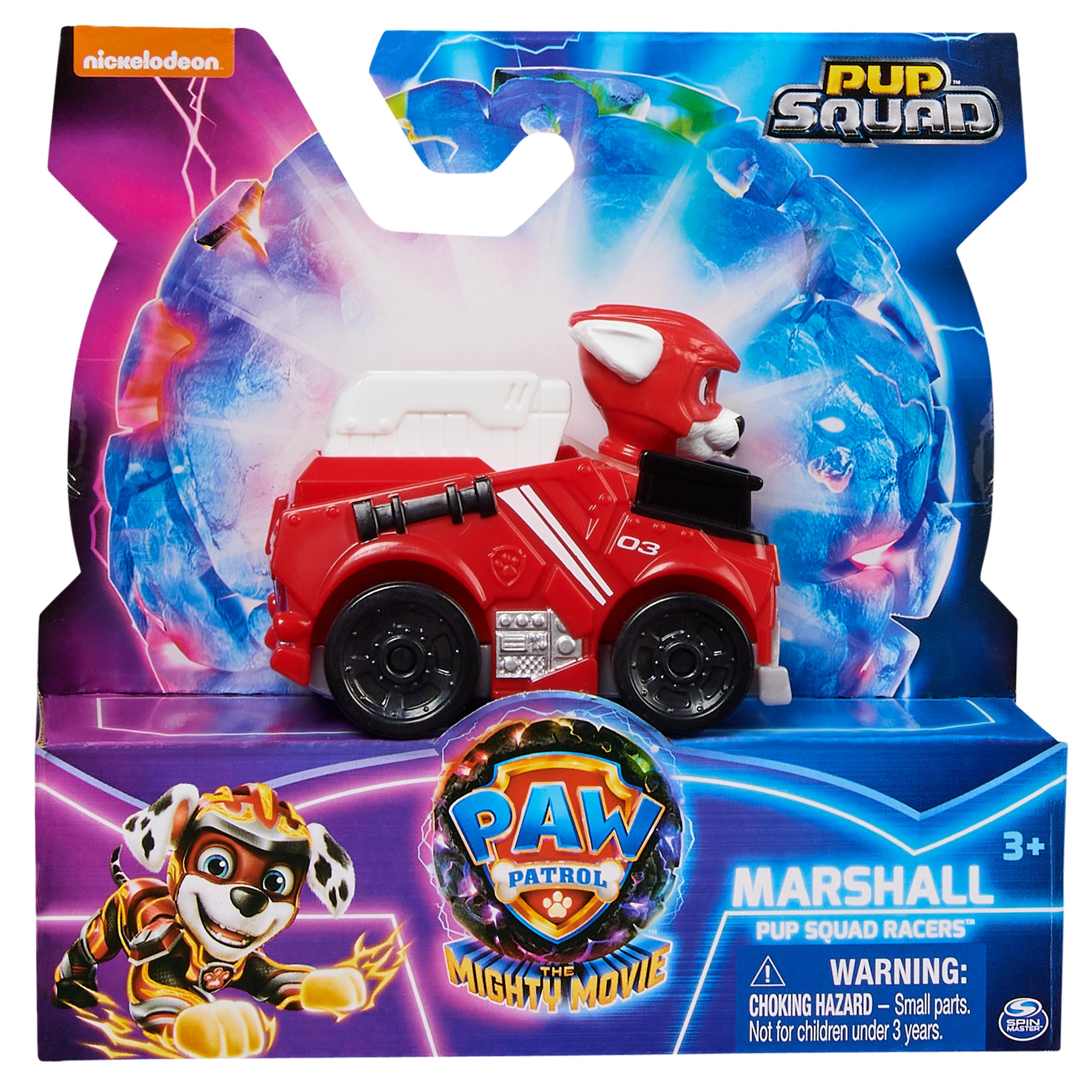 PAW Patrol The Mighty Movie Marshall Pup Squad Racers - 2.5 - inch Long Toy Cars
