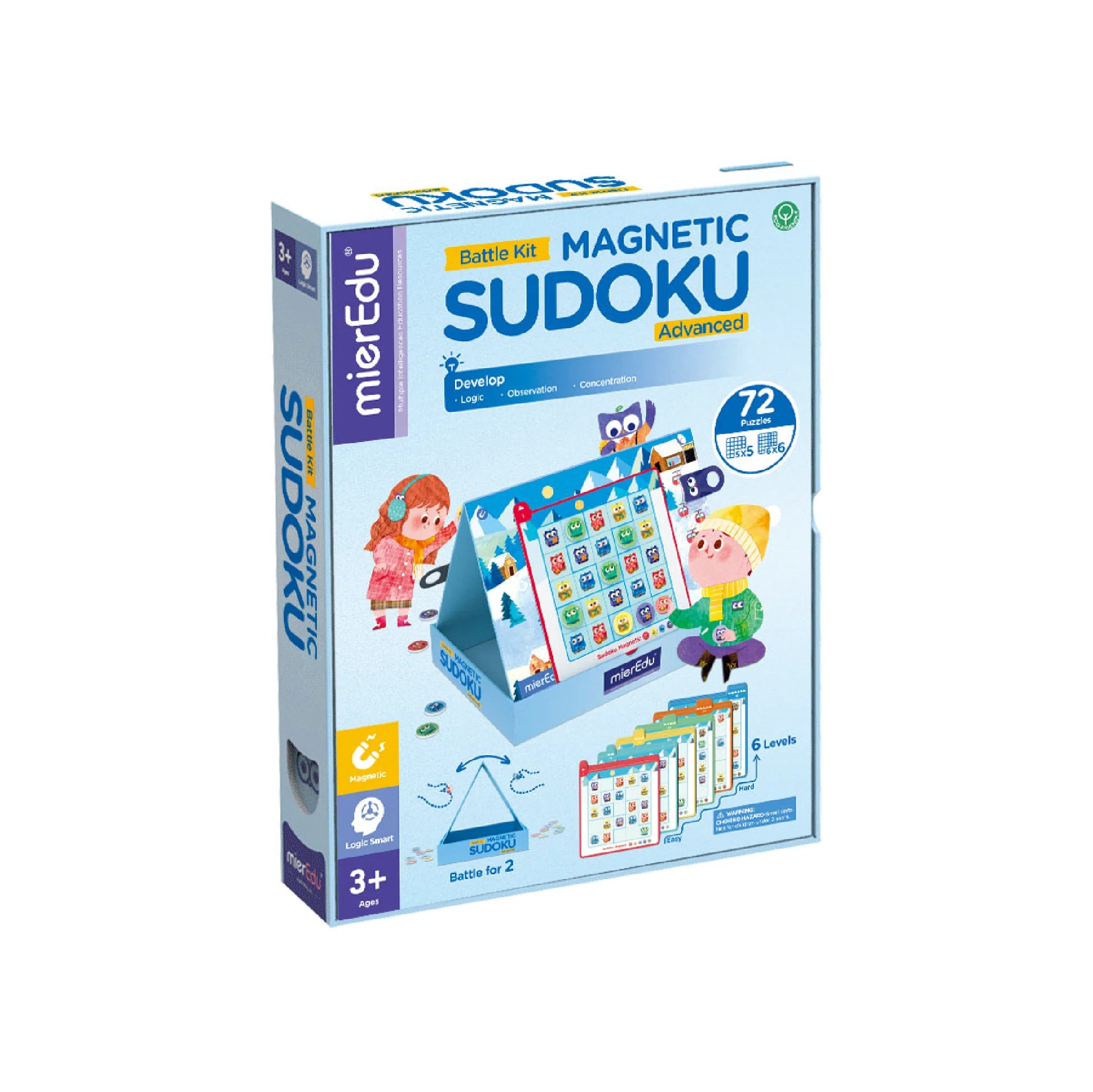 Hot Deal! Advanced MierEdu Magnetic Sudoku Battle Kit for Kids' Pair - Play Fun