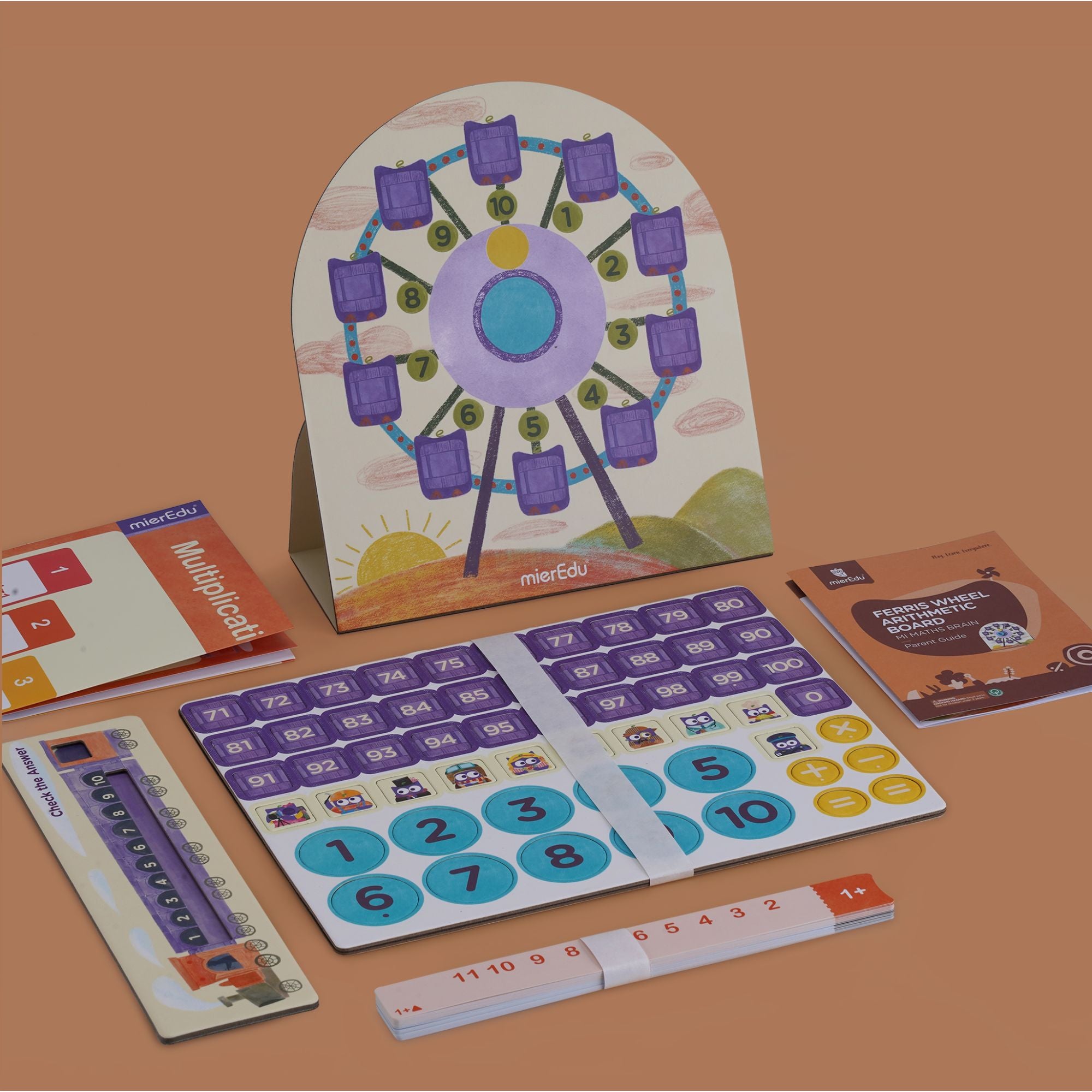 Hot Sale! MierEdu Educational Ferris Wheel Arithmetic Board for Kids' Math Learning