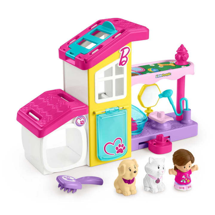 Hot Deal! Fisher-Price Little People Barbie Themed Pet Spa Playset for Toddlers