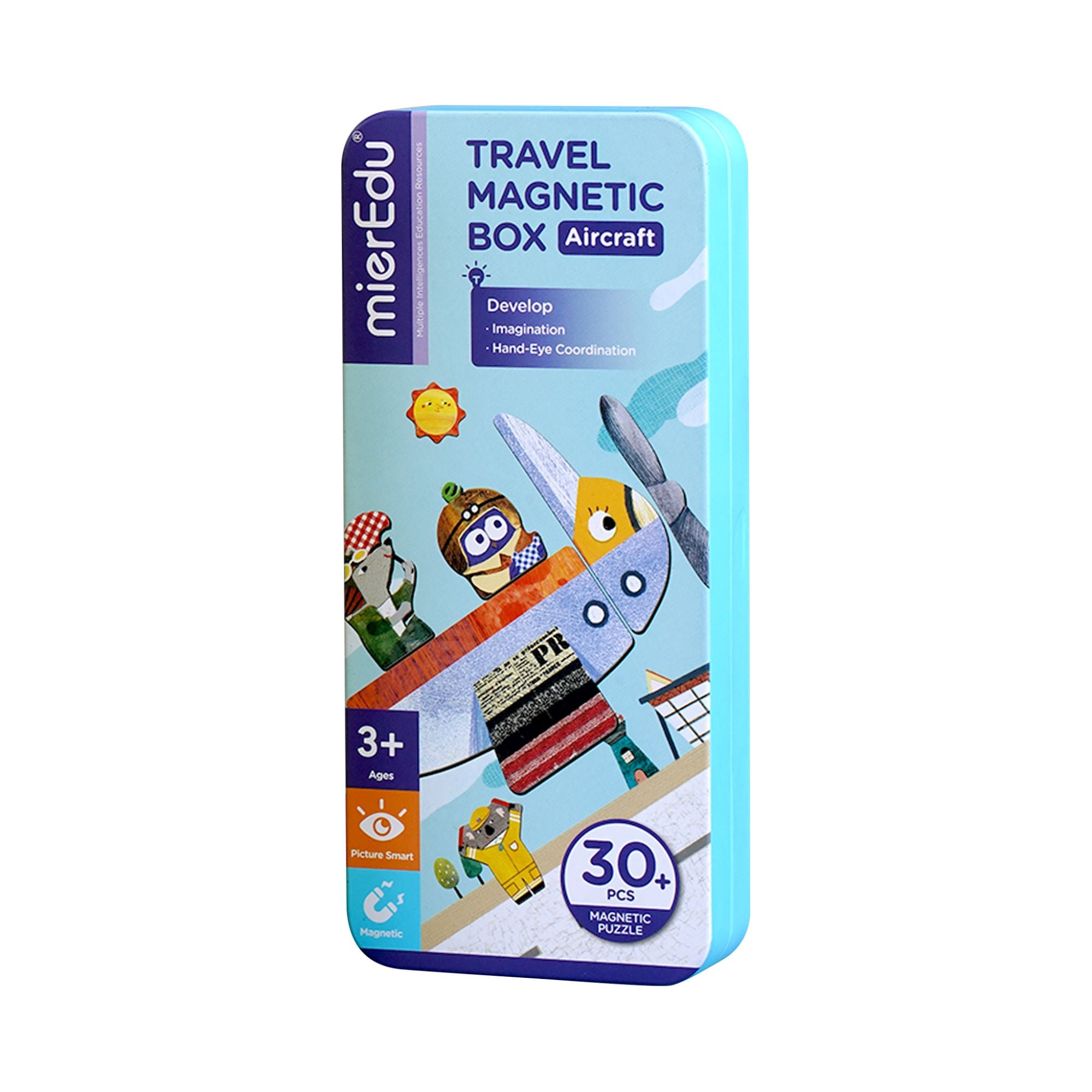MierEdu Educational Magnetic Aircraft Puzzle Box for Kids
