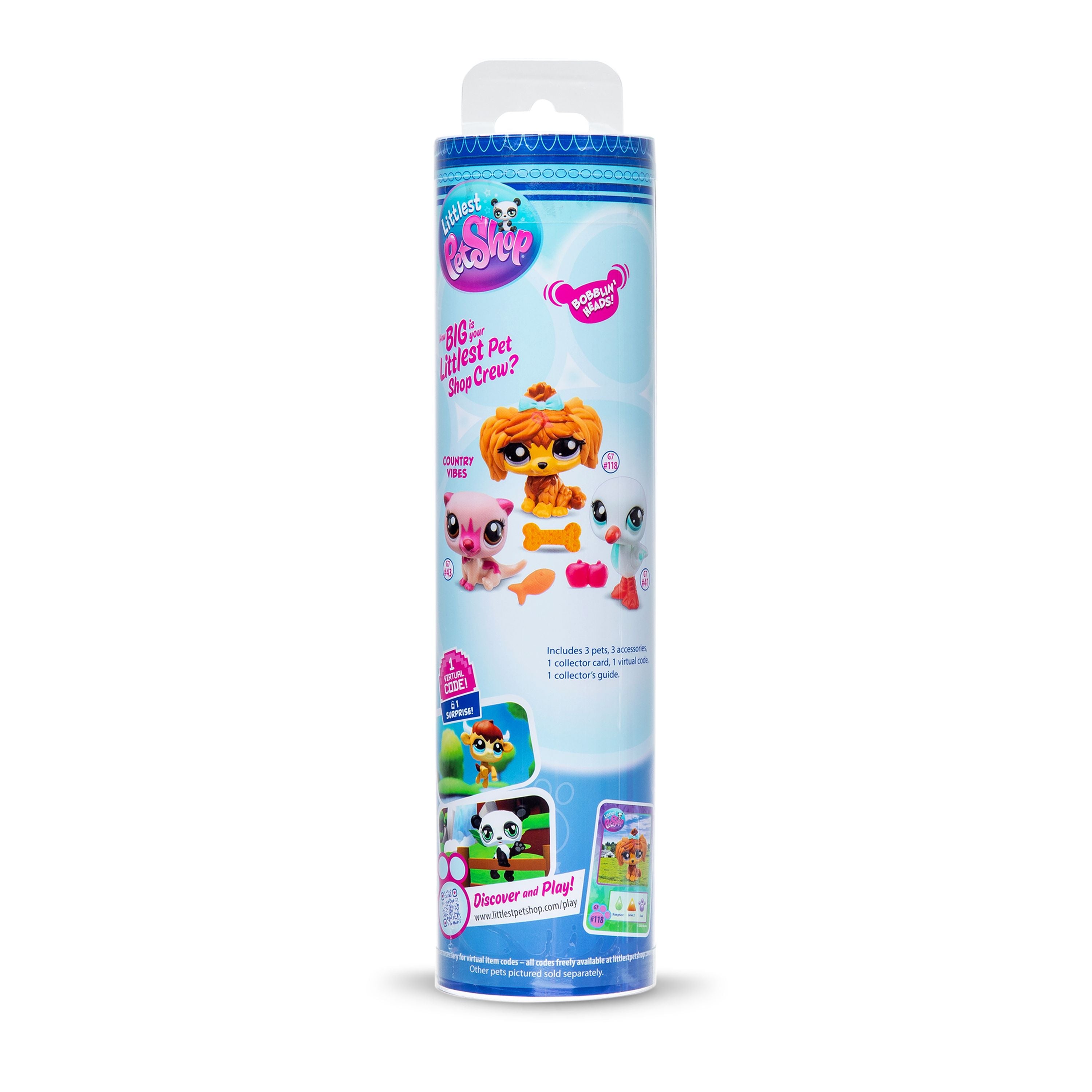 Littlest Pet Shop Pet Trio Series 2 Country Vibes - Adorable Collectible Set