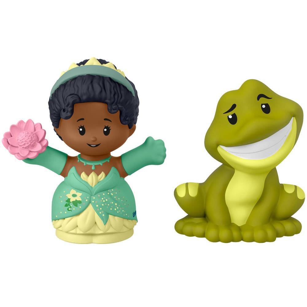Fisher-Price Little People Disney Princess Toy Set - Tiana & Naveen - Great for Toddlers