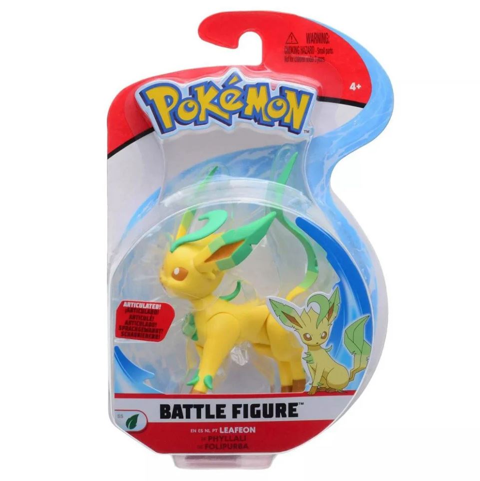 Hot Deal! Pokémon Battle Figure Set Featuring Dynamic Leafeon