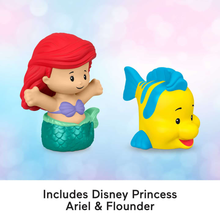 Fisher-Price Little People Toy Set: Disney Princess Ariel & Flounder - Perfect for Toddlers!