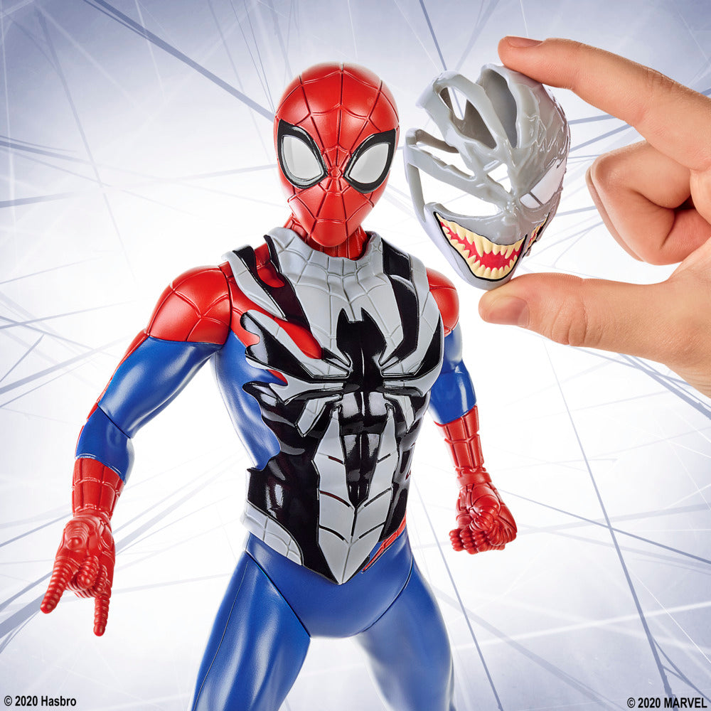12-Inch Marvel Spider-Man Maximum Venom Action Figure with Sounds, Gear & Web Projectile
