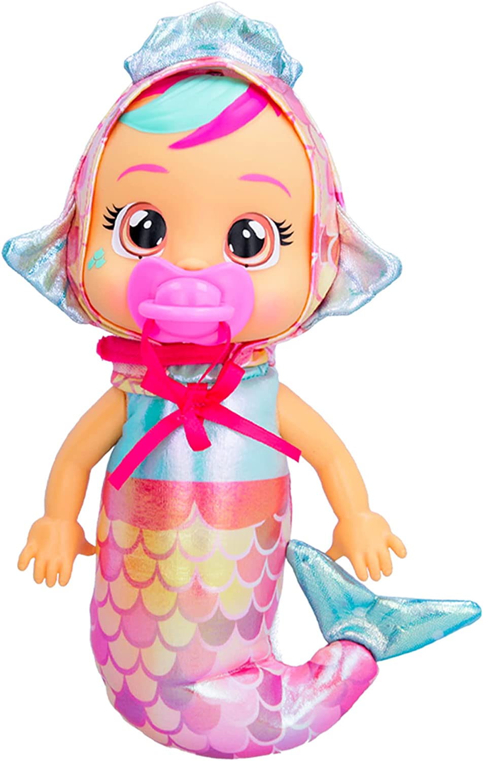 Hot! Cry Babies Tiny Cuddles Mermaids Doll - Melody