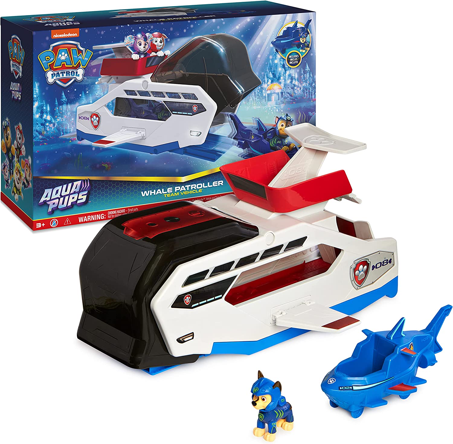 PAW Patrol Aqua Pups: Hot Whale Patroller Toy