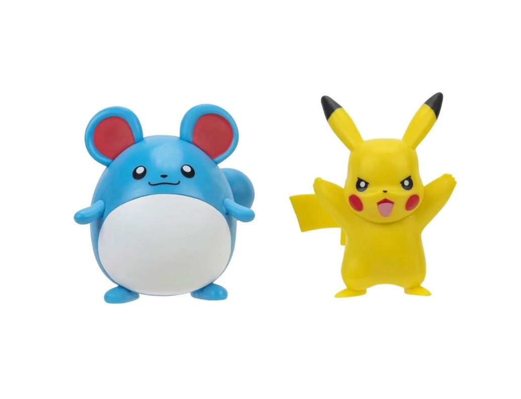 Hot! Pokemon Battle Figure Pack: Pikachu & Marill