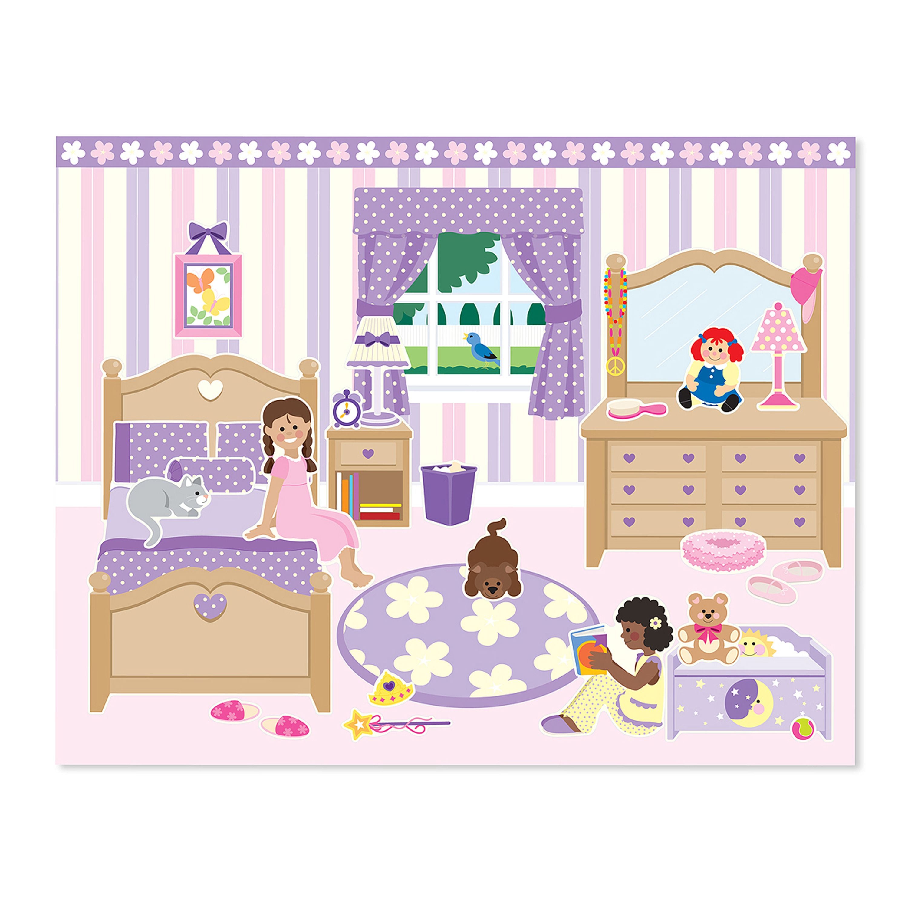 Hot Deal: Melissa & Doug Reusable Play House Sticker Pad for Kids Aged 3+